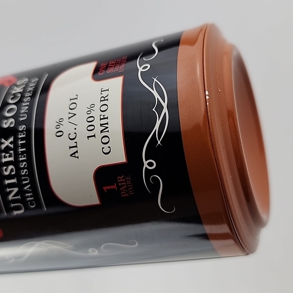 Original Whiskey Unisex Novelty Crew Socks Collectible Tin Bottle One Size - Picture 7 of 8